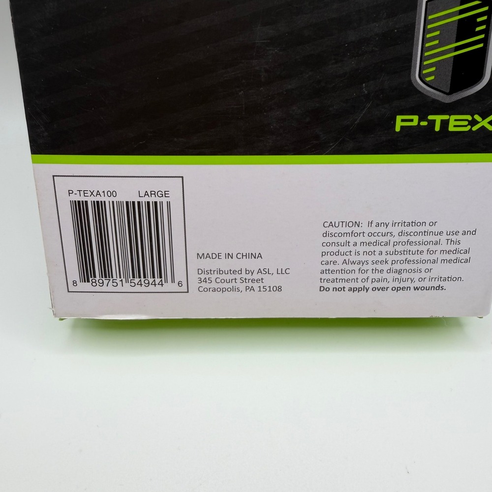 P-TEX Ankle Sleeve Large Black Thermal Compression Support P-TEXA100 - Picture 4 of 6